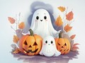 Hra Omaľovánka: Halloweenske strašidlá  online