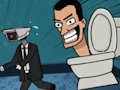 Hra Strašidelná nocľaháreň Skibidi WC  online