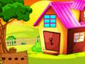 Hra Kachľová strecha domu Gold Treasure Escape  online