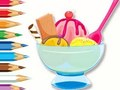 Hra Omaľovánka: Ice Cream Sundae  online
