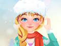 Hra Blondínka Sofia: zimný make-up  online