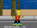 Hra Bart Simpson Skateboarding  online