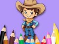 Hra Omaľovánka: Cowboy  online