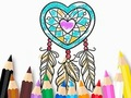 Hra Omaľovánka: Heart Dreamcatcher  online