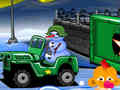 Hra Monkey Go Happy Stage 487 Armáda snehuliakov  online