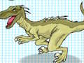Hra Dinosova omaľovánka  online