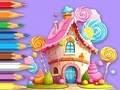 Hra Omaľovánka: Lollipop House  online