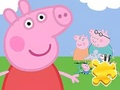 Hra Skladačka: Peppa s rodinou  online