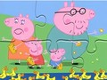 Hra Skladačka: Prasiatko Peppa kŕmi kačice  online