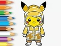 Hra Omaľovánka: Pláštenka Pikachu  online