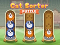 Hra Puzzle triedič mačiek  online
