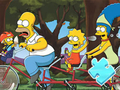 Hra Skladačka: Rodinná jazda Simpsonovcov  online