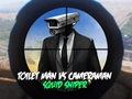 Hra Toilet Man vs Kameraman Squid Sniper  online