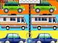 Hra Cartoon Cars si všimnú rozdiel online