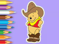 Hra Omaľovánka: Cowboy Winnie  online