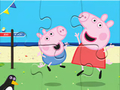 Hra Skladačka: Deň zábavy Peppa  online