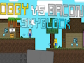 Hra Obby vs Bacon: McSkyBlock online