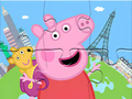 Hra Skladačka: Peppa Travel Around  online