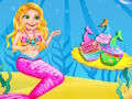 Hra Glitter Cake Maker z morskej panny  online