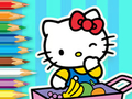 Hra Omaľovánka: Hello Kitty Market  online