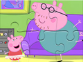 Hra Skladačka: Daddy Pig Dancing  online