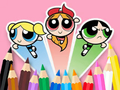 Hra Omaľovánka: The Powerpuff Girls  online