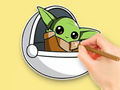 Hra Omaľovánka: Majster Yoda  online