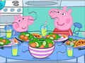 Hra Skladačka: Čas na večeru Peppa  online