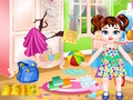 Hra Upratovanie domu Baby Taylor  online