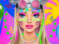 Hra Makeup festivalových vibrácií  online
