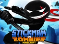 Hra Stickman vs Zombies Minecraft online