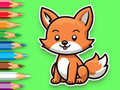 Hra Omaľovánka: Baby Fox  online