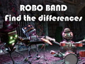 Hra Robot Band - Nájdite rozdiely  online