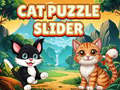 Hra Posuvník na puzzle pre mačky  online