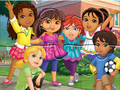 Hra Skladačka: Dora Into City  online