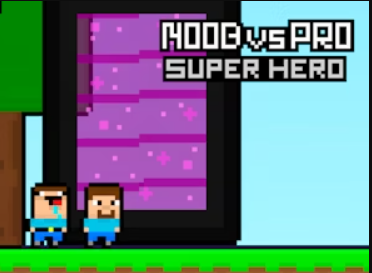 Hra Noob vs Pro Super Hero online