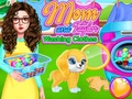 Hra Mama a Taylor pranie bielizne  online