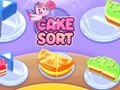 Hra Puzzle Triedenie torty 3D  online