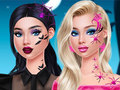 Hra Popkultúrny halloweensky make-up  online