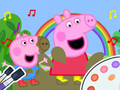 Hra Omaľovánka: Peppa Pig Muddy Funny  online
