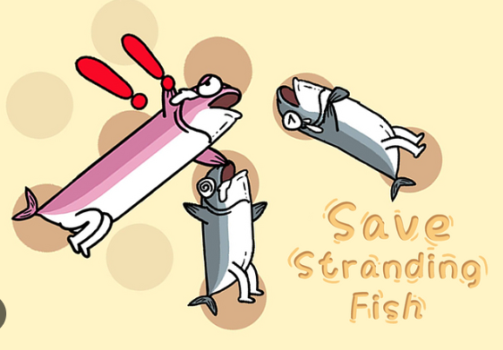 Hra Zachráňte Stranding Fish  online