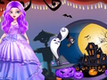 Hra Halloweensky make-up princeznej  online