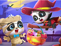 Hra Puzzle: Baby Panda Halloween  online