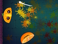 Hra Halloweensky ovocný rez  online