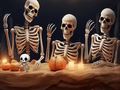 Hra Halloweensky útek z kolónie kostry  online