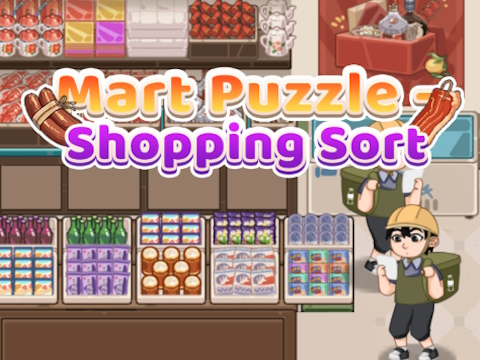 Hra Mart Puzzle Shopping Triediť  online