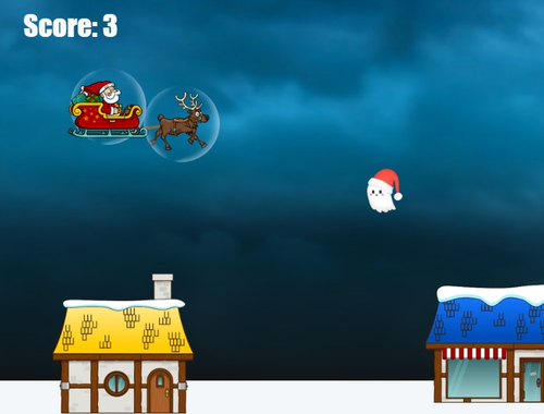 Hra Hra Santa Flight  online