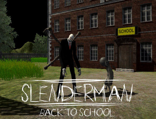 Hra Slenderman späť do školy  online