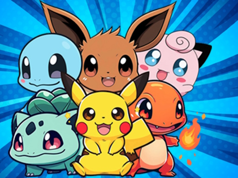 Hra Omaľovánka Pokémon  online