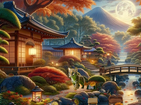Hra Skryté tajomstvá japonskej záhrady  online